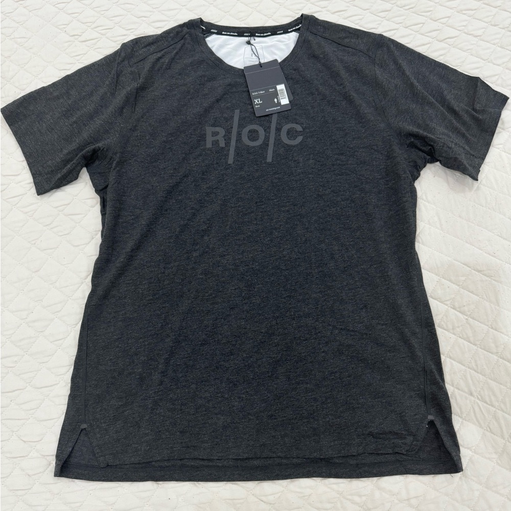 Run On Cloud men's T-shirt black size xl